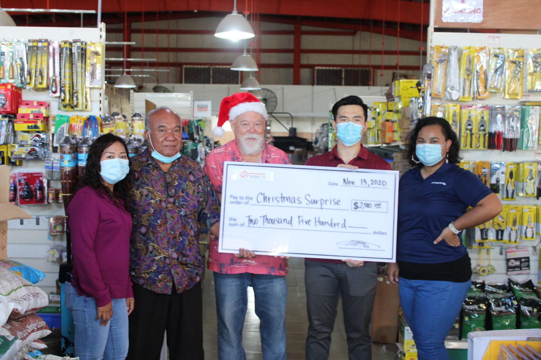 Local sponsors donate toward Christmas Surprise